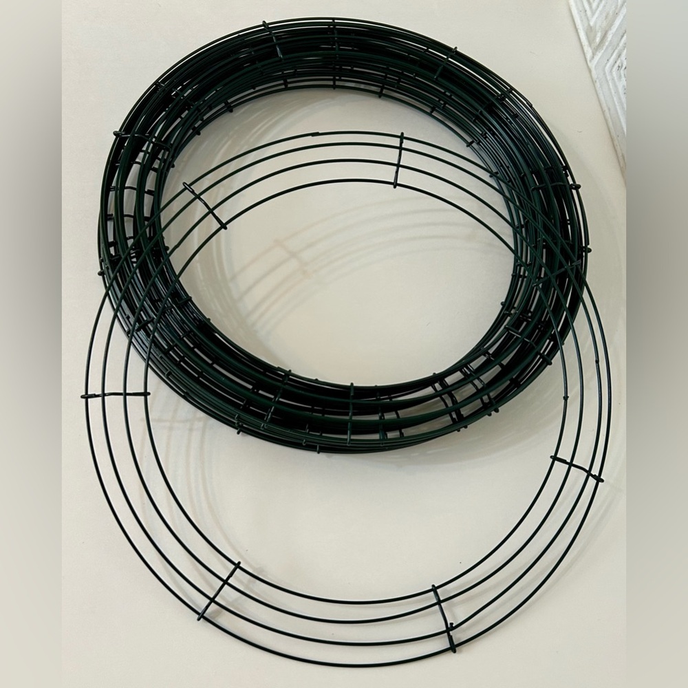 6 heavy duty Metal Round Circle Wreath Forms Frames Rings